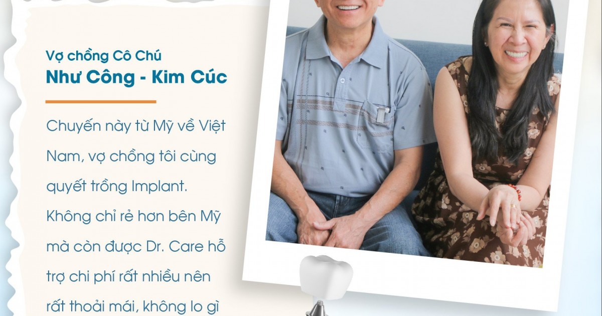 Dr. Care Implant Clinic - Địa chỉ nha khoa trồng răng uy tín cho Việt Kiều muốn tiết kiệm thời gian điều trị